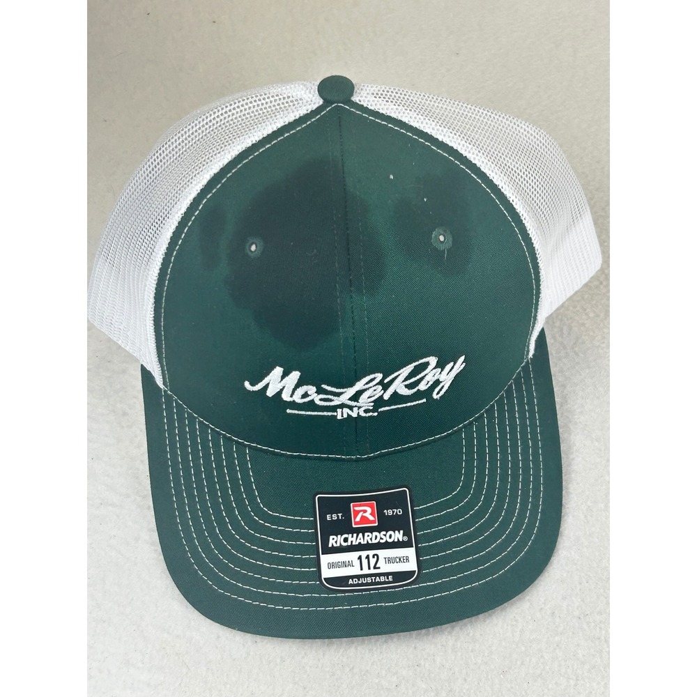 Richardson 112 Trucker Hat Mens OSFM Green White McLeRoy Inc Workwear